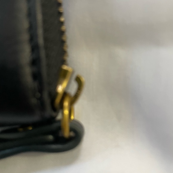 Jori RFID Zip Clutch Fossil midnight navy Leather Wristlet multi compartments - Picture 7 of 13